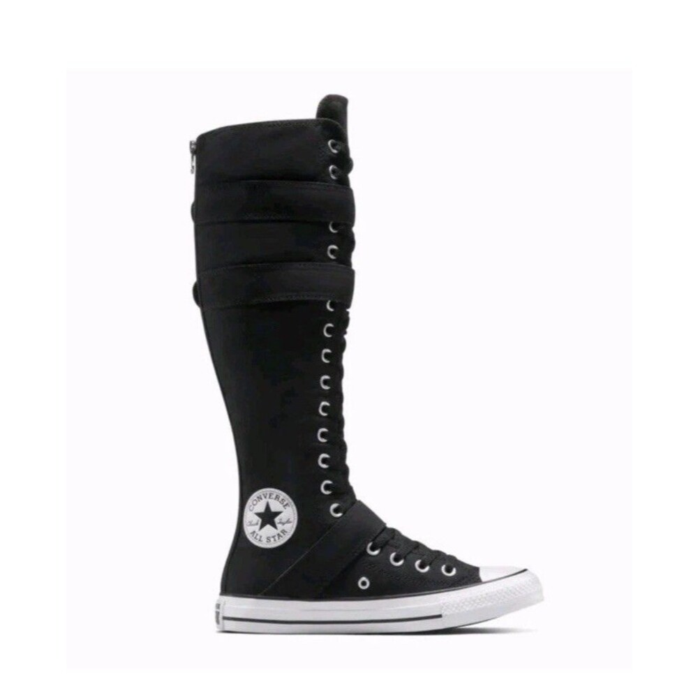 New Chuck Taylor All Star XX-Hi Knee High Converse Boots Womens 8 Straps Buckles - Picture 12 of 13